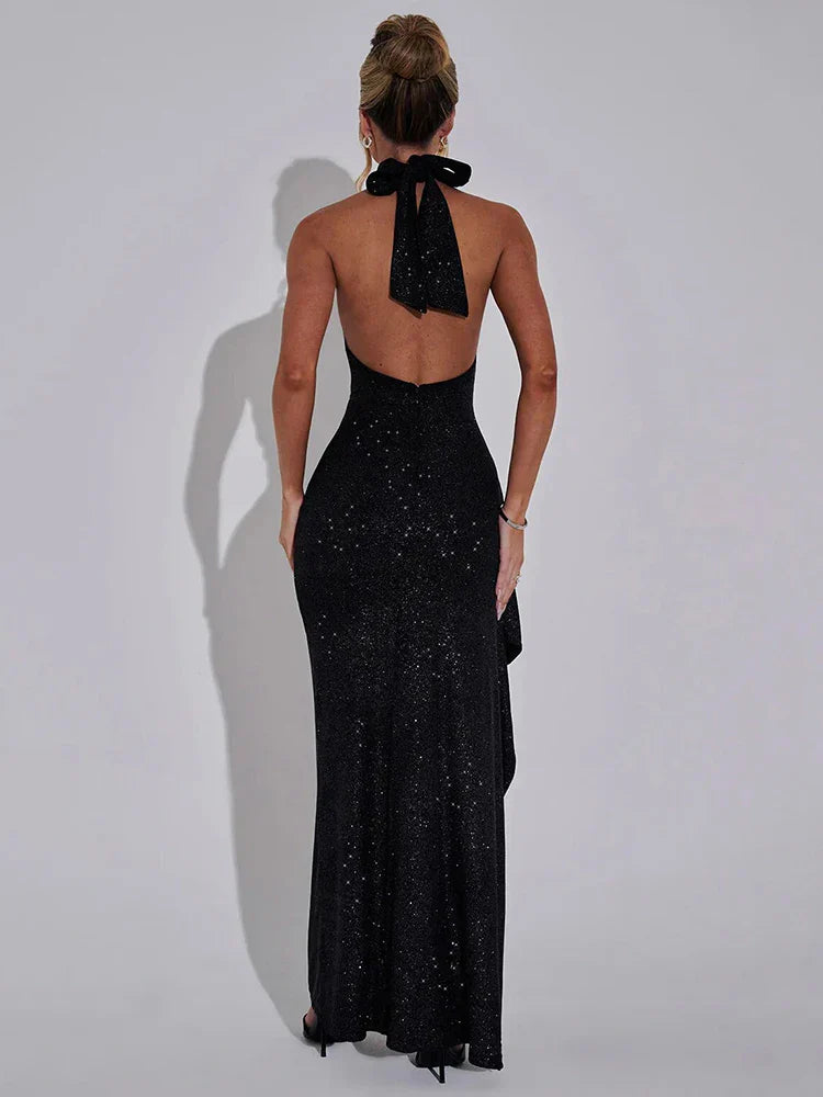 Victoria | Elegant Slit Gown