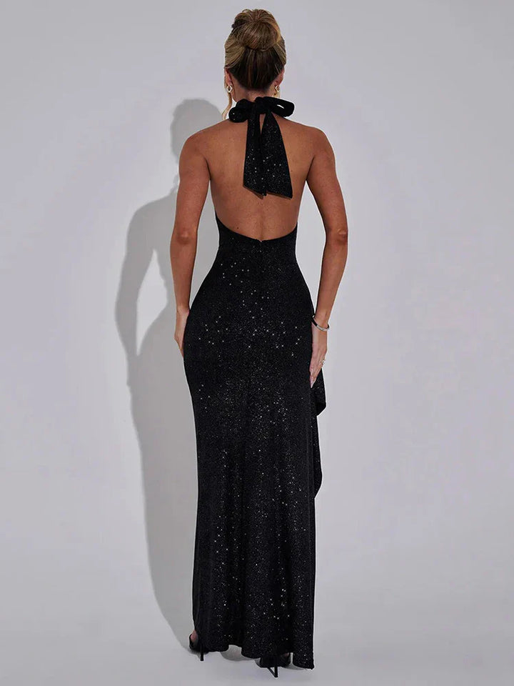 Victoria | Elegant Slit Gown