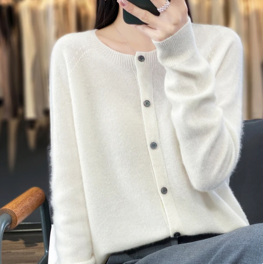 Niamh | Cozy Wool Cardigan