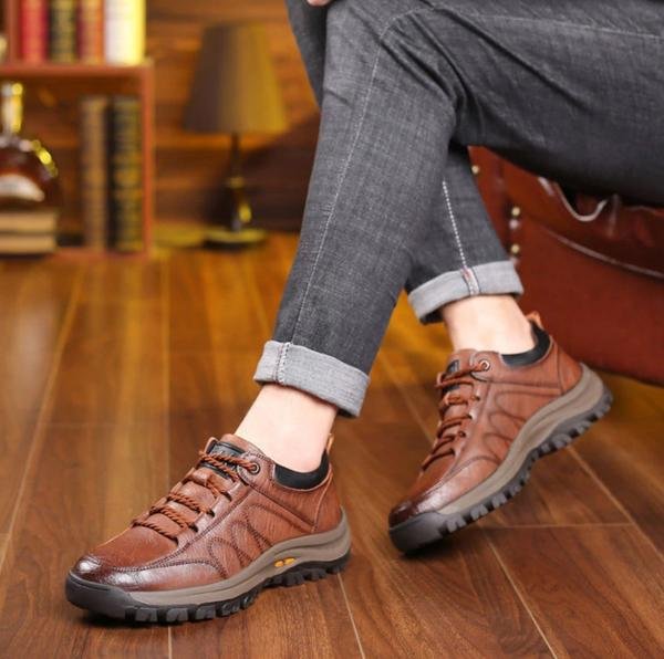 Sean | Hand-Stitched Leather Casual Men's Shoes