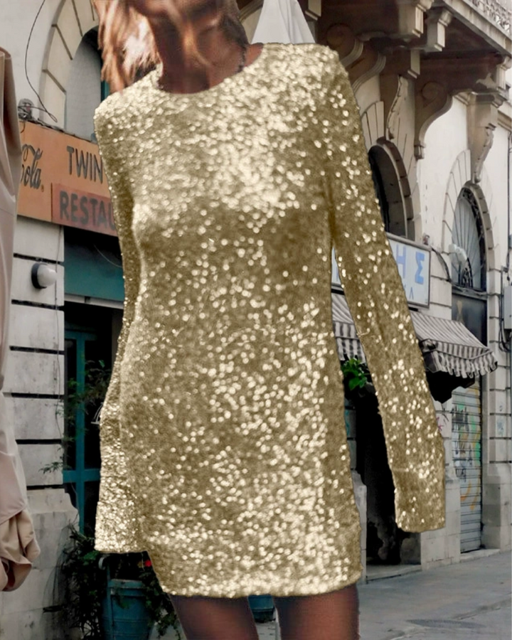 Alannah | Sequin Evening Dress