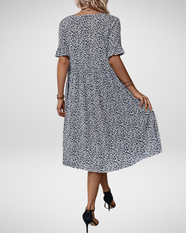 Teresa | Summer Floral Midi Dress