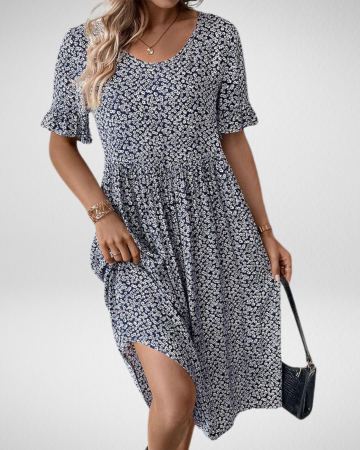 Teresa | Summer Floral Midi Dress