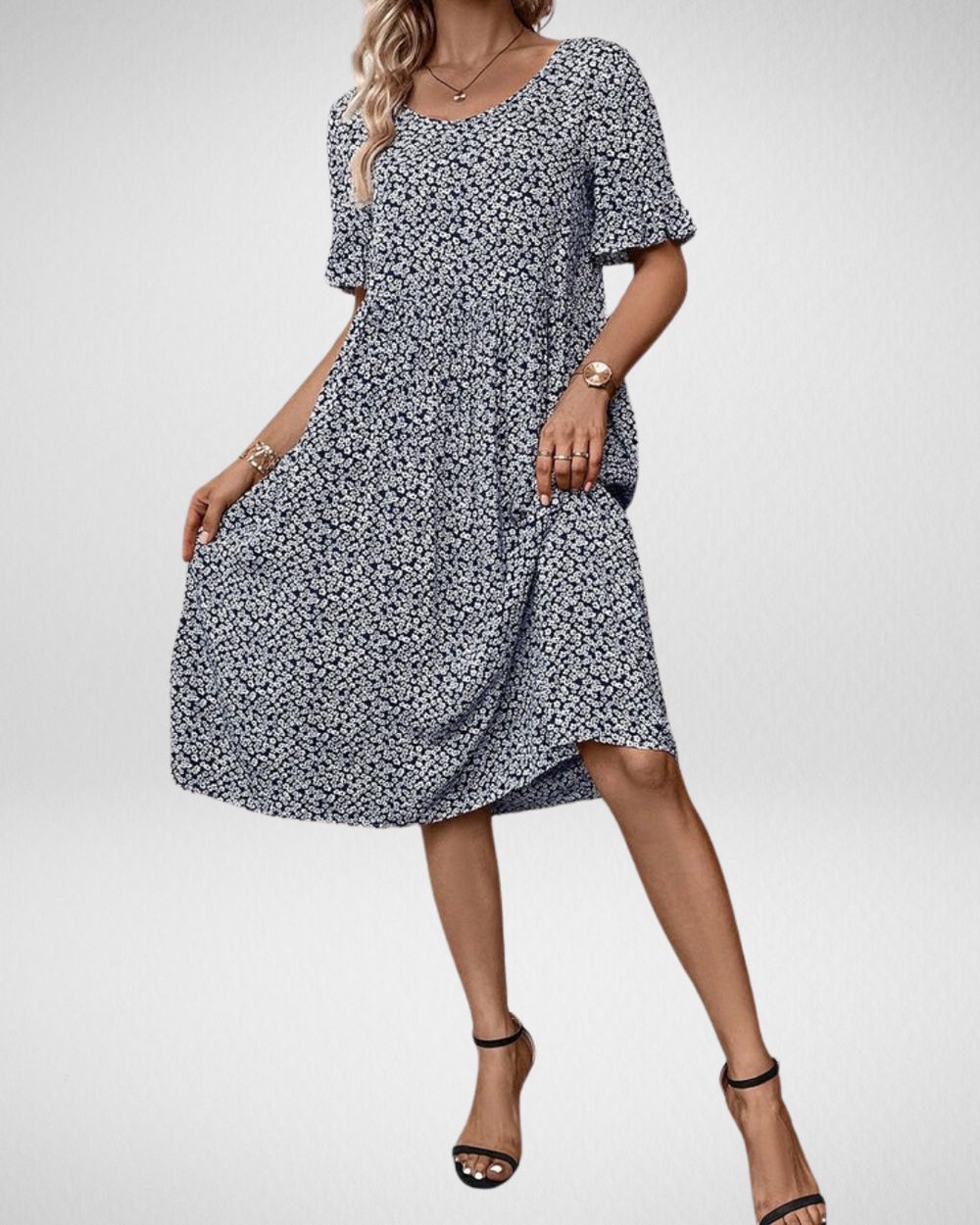 Teresa | Summer Floral Midi Dress