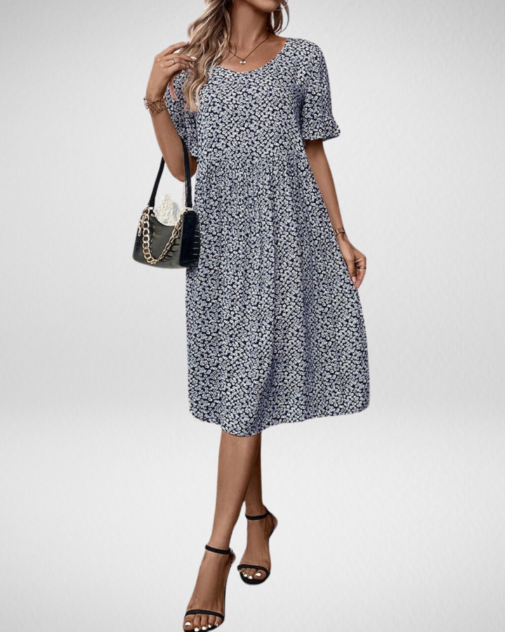 Teresa | Summer Floral Midi Dress